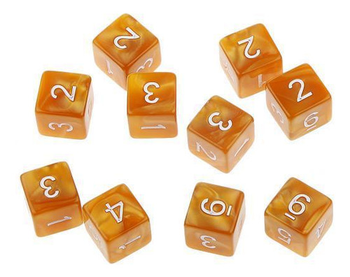 4 X 10pcs Twenty Sided D20 Jugar D\\u0026d Rpg Café Café