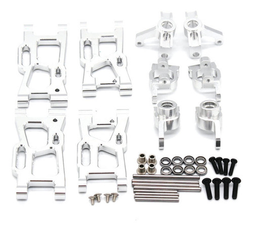 Rc Steering Knuckles Brazo Oscilante Delantero Y Plata