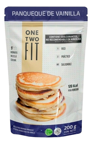 Panqueque Proteico Stevia Avena Huevo Otf 200gr 10 Pancakes