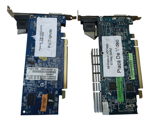 Placa De Video Geforce Nvidia 512mb Vga Dvi Diversos Modelo (Usado)