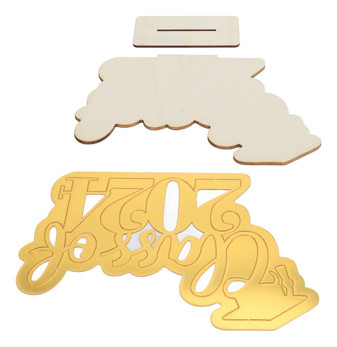 Centros De Mesa De Madera Para Graduación 2024, Decoración P