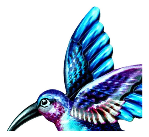 4/juego De Decoración De Pared De Colibrí Hecha A Mano