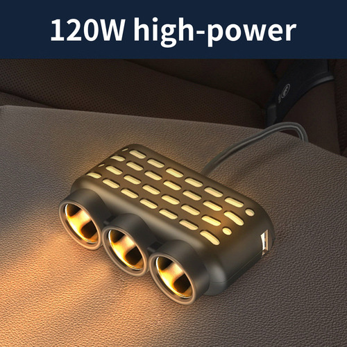 Adaptador De Isqueiro Adaptador De Carregador De Carro De 12