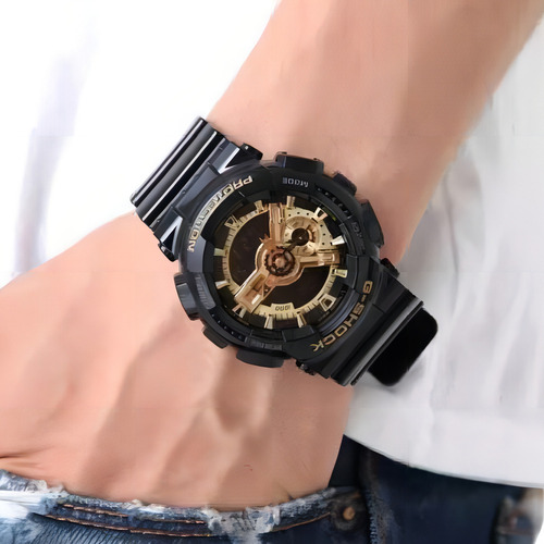 Casio G-shock X-large Esqueleto Esfera Dorada Ga110gb-1