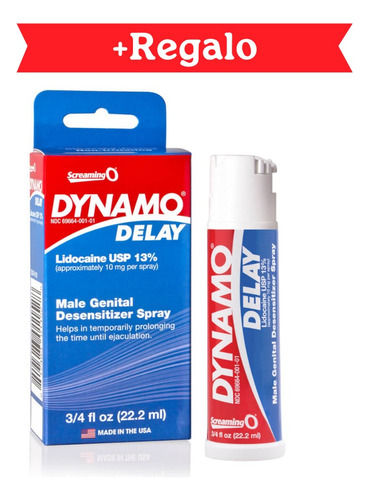 Retardante Masculino Dynamo 22.2ml. 100% Original