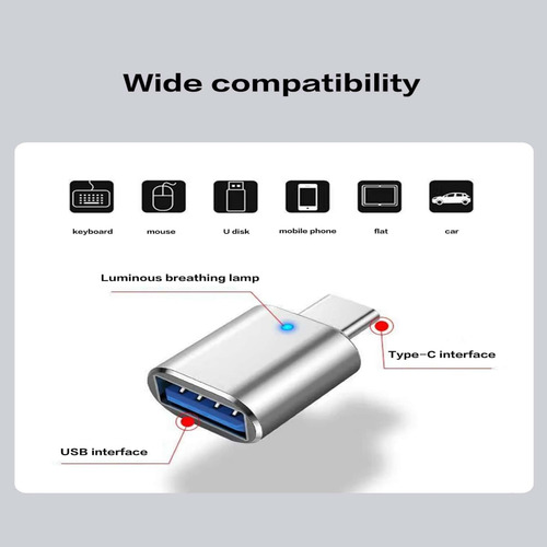 Adaptador Usb C A Usb De 5 Piezas, Usb 3.0 C A Usb A A Usb-c