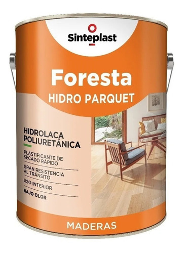 Foresta Hidroparquet Hidrolaca Alto Transito X 4 Lts