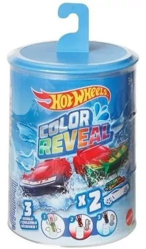 Hot Wheels X 2 Autos Color Reveal Cambia Color Gyp13 Mattel