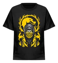 Comprar Remeras Mortal Kombat Niños Scorpion Sub Zero Fatality