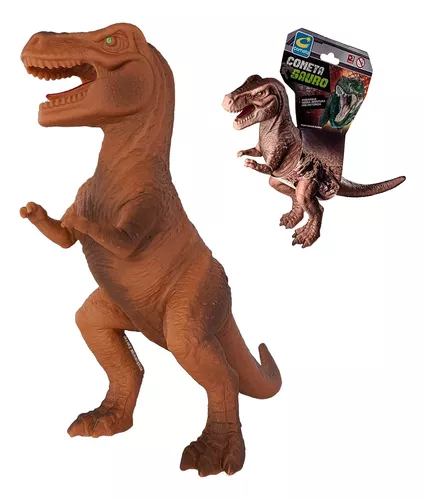 Dinossauro Grande T-Rex Dino Planet Vinil 48 cm.