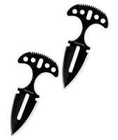 Dagas Twin Push Daggers Tacticas Dagas Gemelas Comando Ops (Usado)