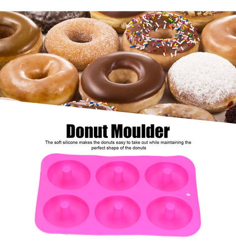 Moldeador De Donas Para Hornear Sartenes 6 Rejillas De Silic