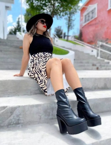 . Botines Botas Bratz De Tacon Alto Con Plataforma Moda .