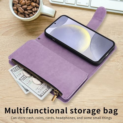 Funda De Piel Tipo Cartera Con Tapa Para Samsung Galaxy A56 A36 A26 A16 A06