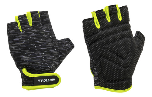Guantes De Fitness Follow Fit Tiger Negro 2 Solo Deportes Xl