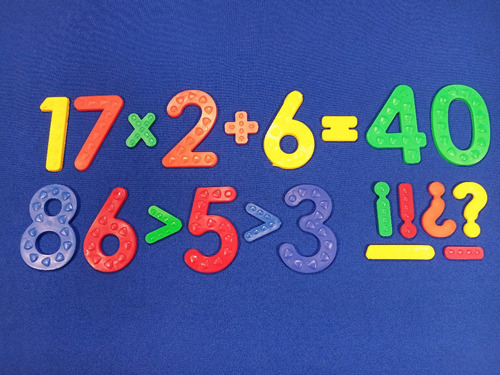 Imagen 3 de 3 de Numeros Tactiles Con Relieve 21 Pz Didacticos En Bote 500pet
