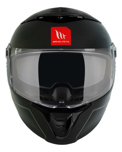 Imagen 5 de 7 de Casco Para Moto Mt Helmets Thunder 4sv A1 Solid Negro Gloss