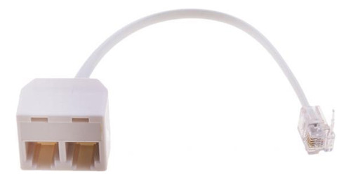 6 Divisor De Teléfono A 2 Cable Convertidor Rj11 6p4c