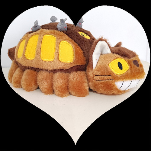 Autobús Totoro Mediano De 40 Cm, 274 G, Bonito Peluche De Cu