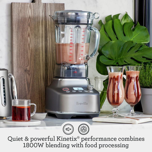 Breville The Super Q Blender, Bbl920dbl, Damson Blue