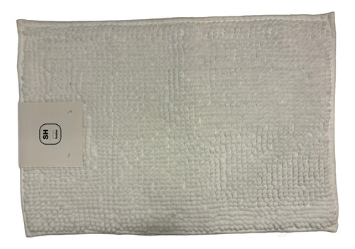 Alfombra Shaggy 40x60cm Smart Home Antideslizante Blanco