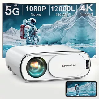 Proyector Autofoco Android 5g Wifi Full Hd 1080p 4k 12000lm