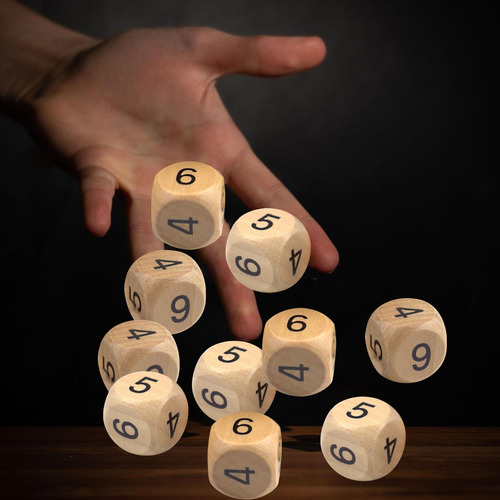 2 X 10x Dados Juego De Fiesta Artesanías Hechas A Mano 1,6