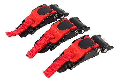 3 Hebillas Correa Barbilla Liberación Rápida Para Casco