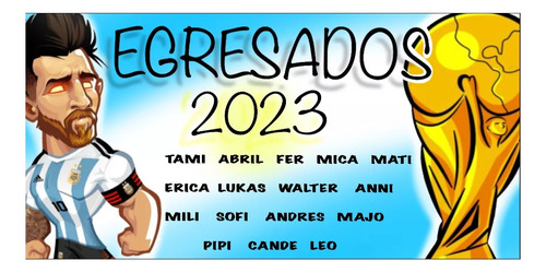 Bandera Personalizada Publicitaria Egresados Eventos 120x200 Personalizada