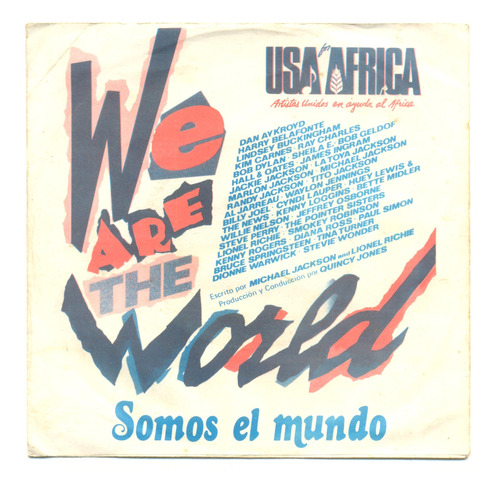 We Are The World - Somos El Mundo - Usa For Africa