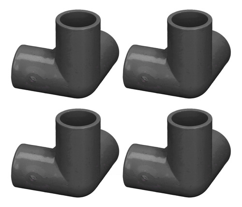 Conector De Tubo De Pvc Negro Negro, 10 Piezas, Accesorios D