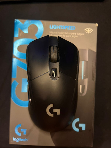 Mouse Gamer G703 Lightspeed Inalámbrico Logitech G Negro