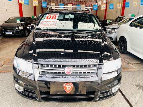 Imagem 2 de 9 de Fiat Stilo Sp 2008 Flex Dualogic Bco De Couro Único Dono