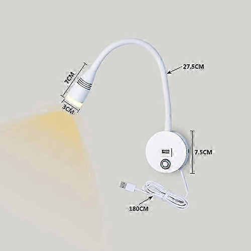 Lámpara De Pared Led Lámpara De Mesita De Noche Interior De