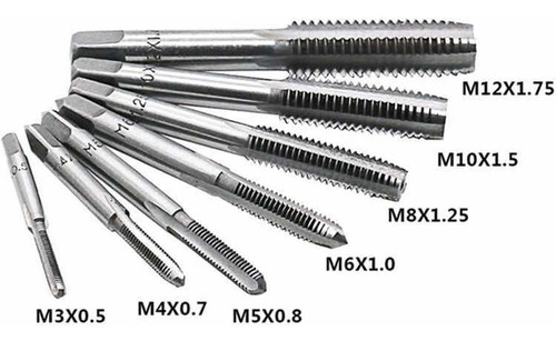 Juego De 8 Machos Métricos Kit De Machos Milimetricos Combo