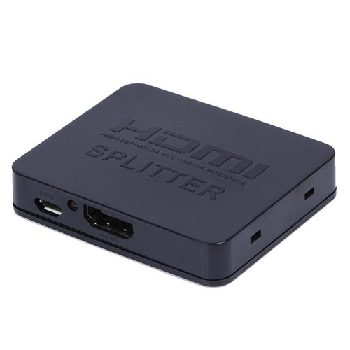 Multiplicador Splitter Hdmi, 1 Entrada X 2 Salidas, 1080 1x2
