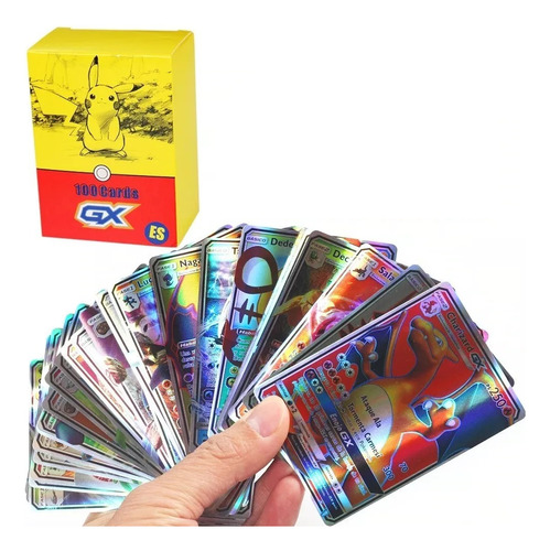Pack 100 Cartas Pokemon Alternativas Gx En Español V2