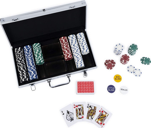 Imagen 7 de 9 de Poker Pocker Set De Mesa 200 Fichas Con Caja Tiendas Fisicas
