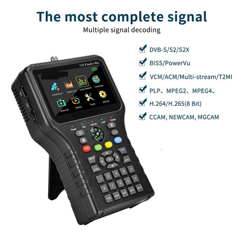 V8 Finder Max Localizador De Sinal De Satélite Dvb-s/s2/s2x
