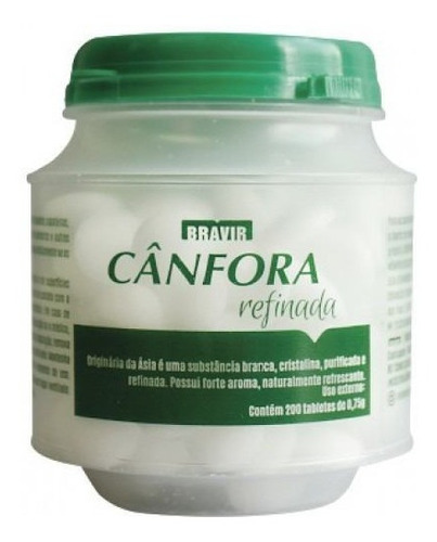 Cânfora Pastilhas 150g - 200 Pastilhas