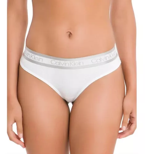 Calcinha Feminina Tanga Calvin Klein Underwear Algodão Monog