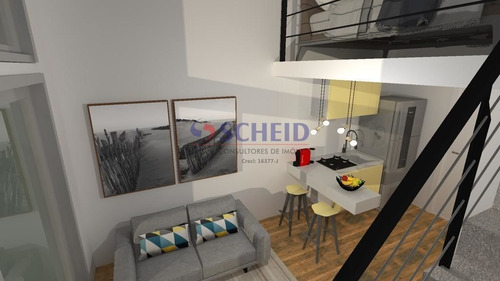 Imagem 4 de 8 de Apartamento Duplex Novo A Vendana V. Santa Catarina, 1 Dormitório - Mc9227