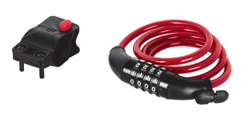 Candado Cadena Trenzada Bicicleta 8mm X 1mt De Combinación
