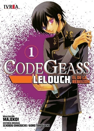 Manga, Code Geass Lelouch Vol. 1 / Ivrea