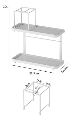 Soporte Para Pasta De Dientes Para Cepillos De Doble Capa