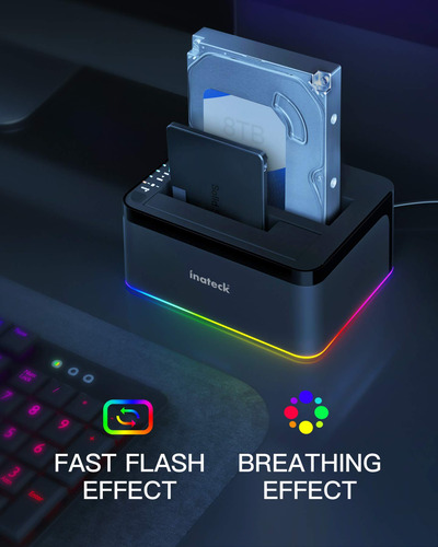 Estação De Ancoragem Para Disco Rígido Inateck Rgb Sata To U