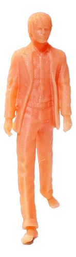 4 Figuras De Personas A Escala 1/64 Para Diseño De Tren