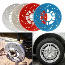 Comprar Chapas Cubre Discos Freno Brake Cover Tuning Rojo .x2 D120