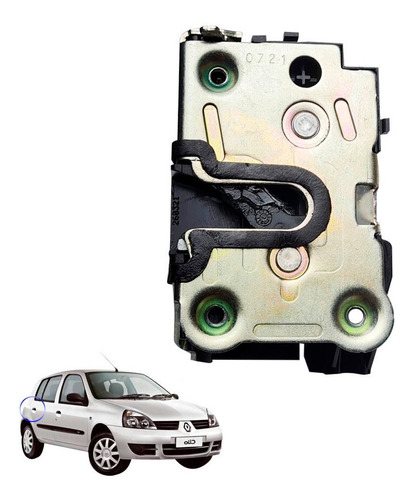 Fechadura Porta Traseira Direita Clio 2004 Hatch E Sedan