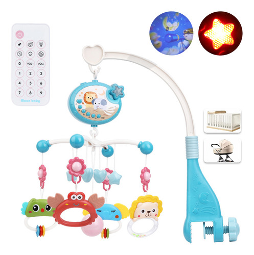 Berço Musical Toygagade Crib Ringing Com Luz De Projetor D B